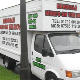 One of the teams vans ready to help a client move home